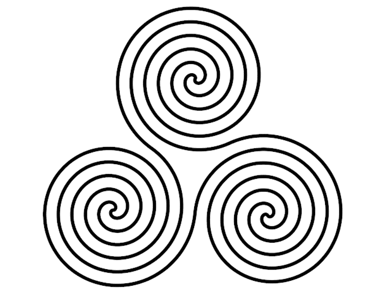 simbologia celta espiral