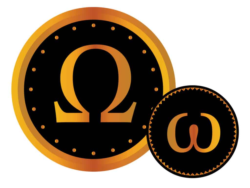 Explicación del significado, la historia y el uso del símbolo Omega, la última letra del alfabeto griego