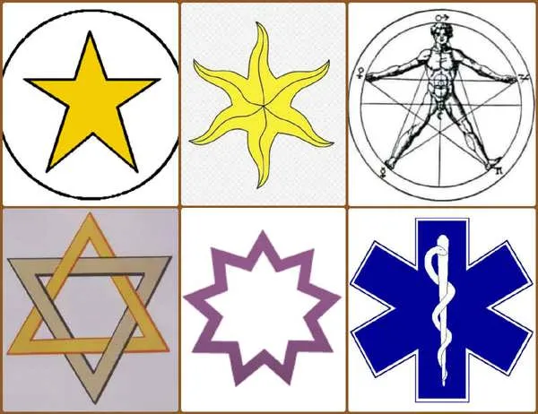 Símbolos de estrellas y sus significados