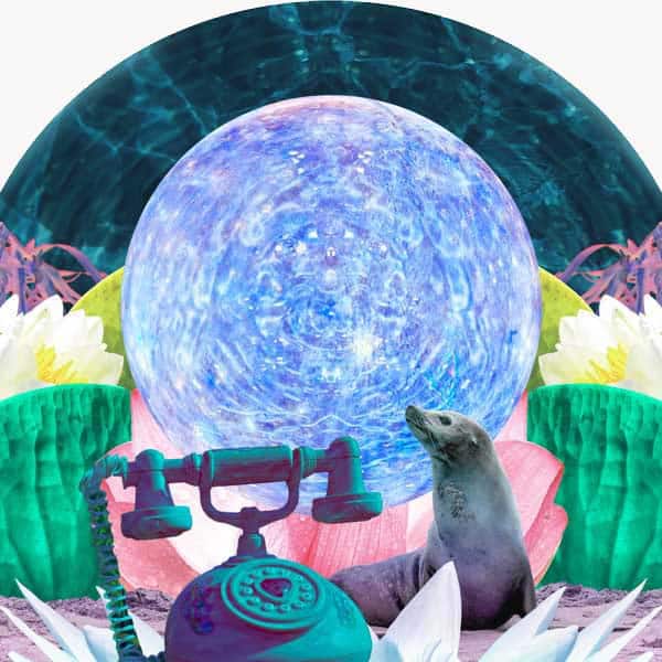 Collage de Mercurio en Piscis