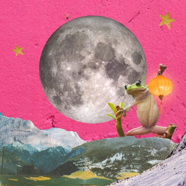 Ilustraciones de la luna llena de Virgo
