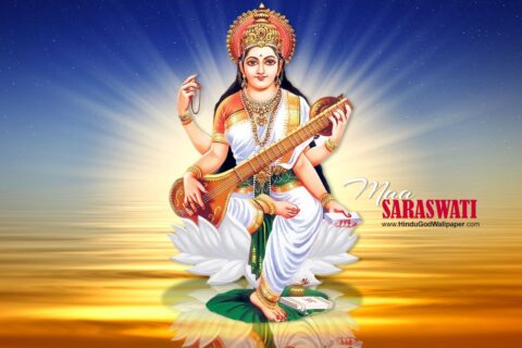 Nueve Días de la Santa Madre - Días 7-9 dedicados a Saraswati