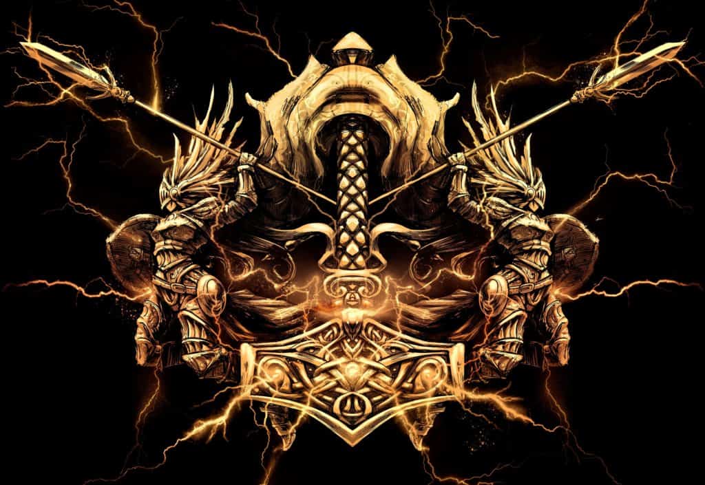 Mjolnir, uno de los símbolos de la valentía vikinga