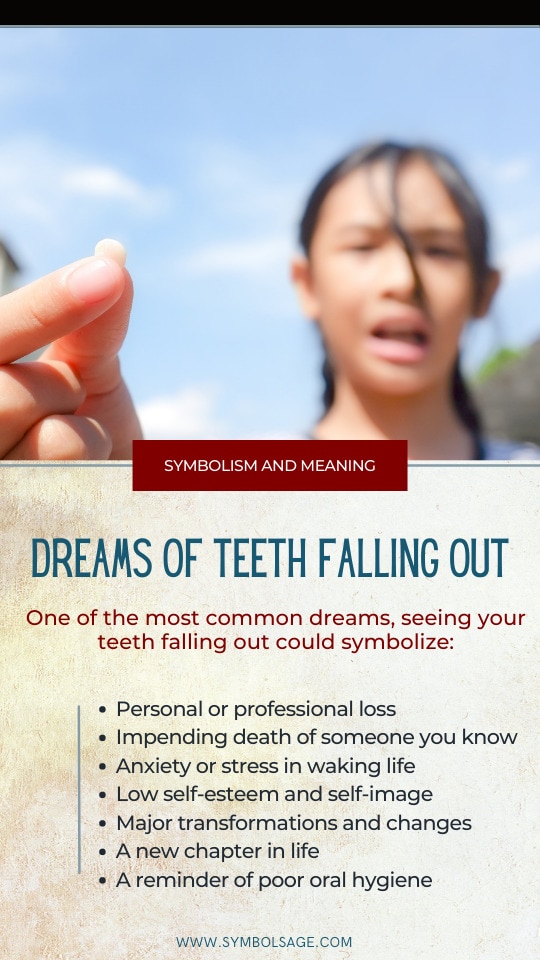 ¿Qué significa soñar que se caen los dientes?