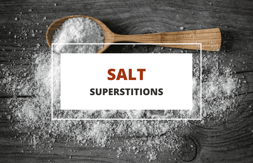 Lista de supersticiones de sal
