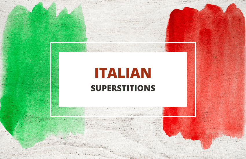Supersticiones italianas para saber