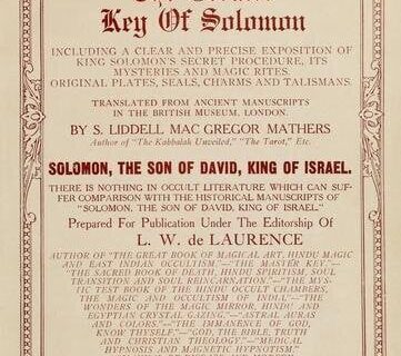 ¿Qué es la Gran Llave de Salomón y el Sello del Rey Salomón?