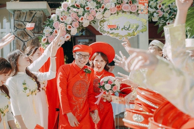 Desfile de bodas chinas