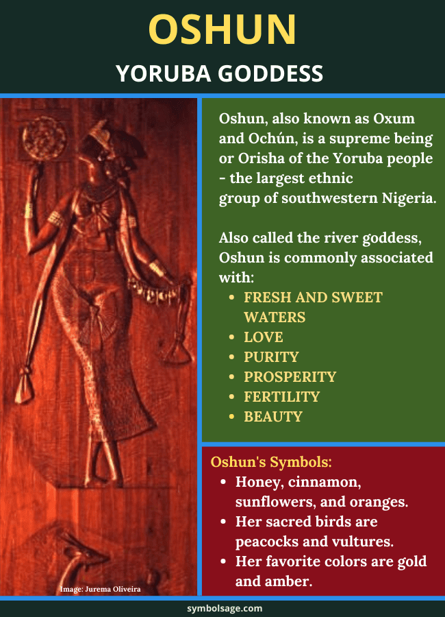 Simbolismo de la Diosa Yoruba de Oshun