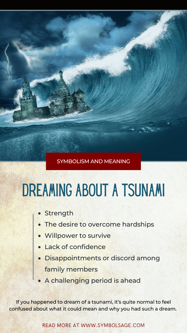 sueño de tsunami