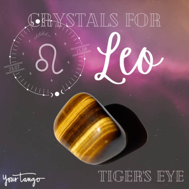 Cristal de ojo de tigre Leo