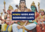 Hindu gods list