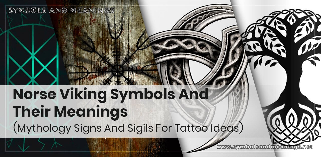 Banner de imagen de símbolo vikingo 4