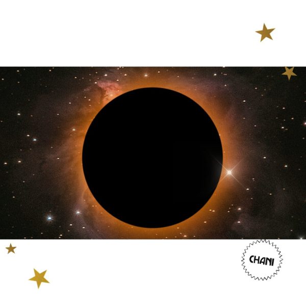 El eclipse solar ocurre en Aries con Quirón cazimi.