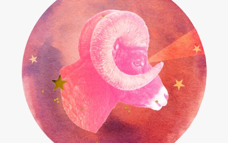 Collage for Mars in Aries horoscopes.