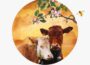 Venus in Taurus horoscopes, 2024 – Collage of two cows and a flowering branch for Venus in Taurus horoscopes.