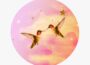Venus in Gemini horoscopes, 2024 – Collage of two birds, gold stars, and Venus.