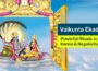 En la leyenda de Vaikunta Ekadasi 2025 de Padma Purana, Ekadasi Shakti parece matar al demonio Muran mientras el Señor Vishnu descansa en la cueva.